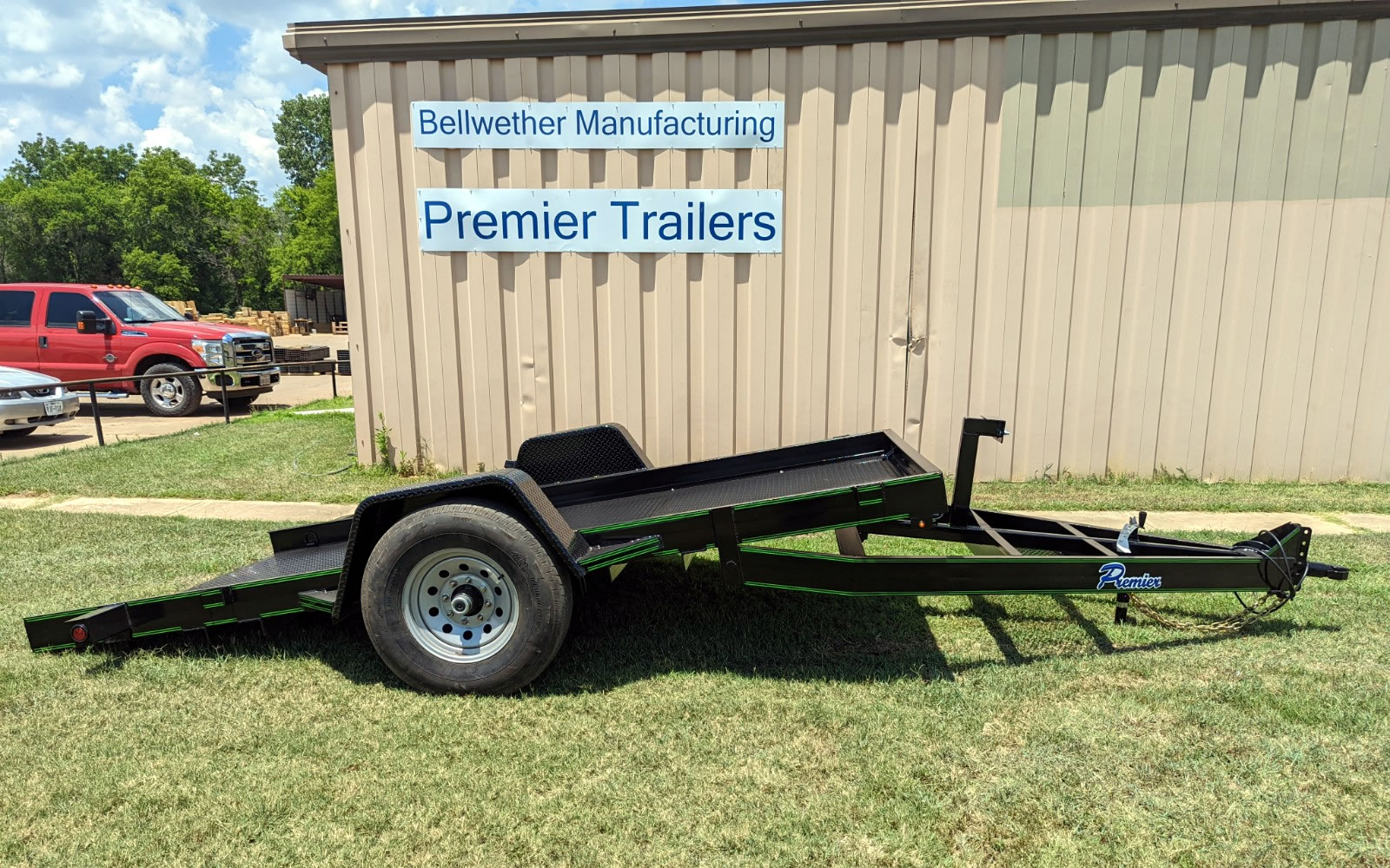 6x12 low boy equipment trailer premier bellwether