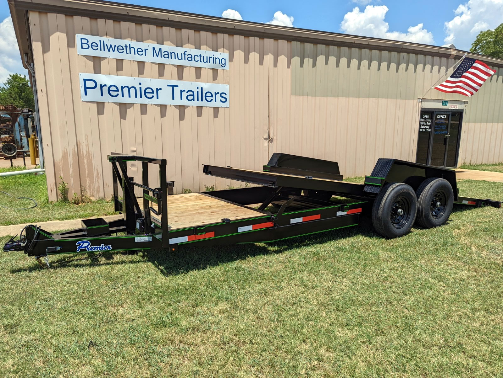 Tilting Equipment Trailer Wholesale Premier Bellwether